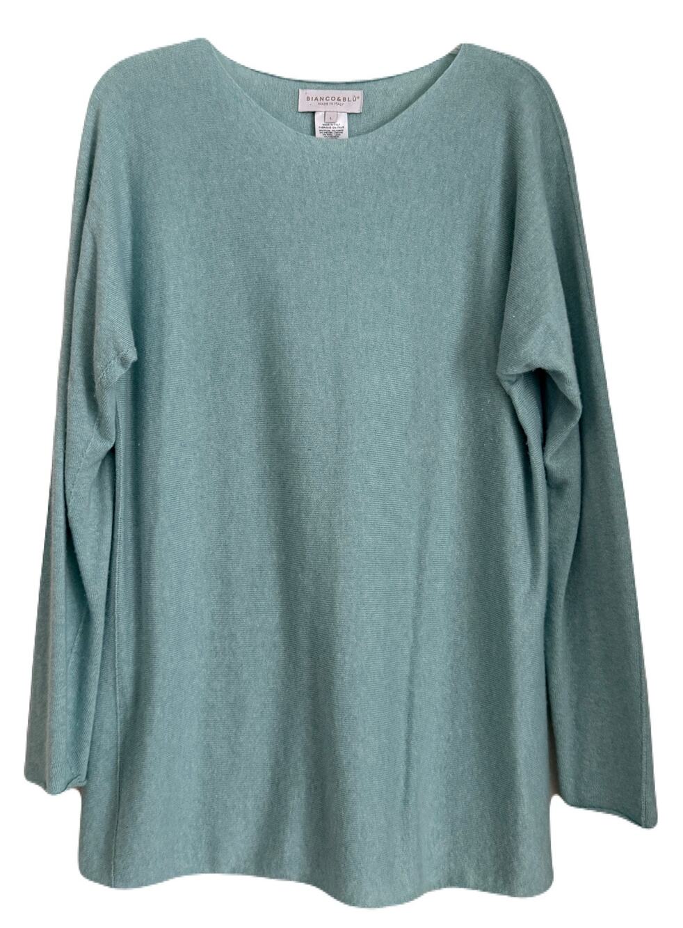 Bianco & Blu Cashmere Silk Blend Sweater - Large